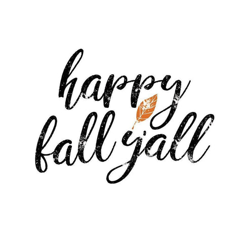 Yall White Modern Wood Framed Art Print by Brown, Victoria