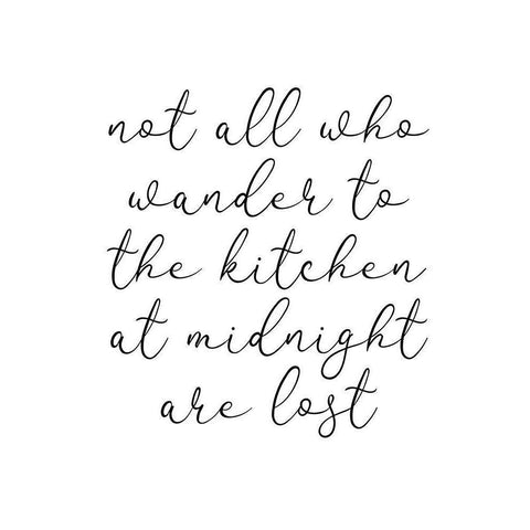 Kitchen Words 1 White Modern Wood Framed Art Print by Brown, Victoria
