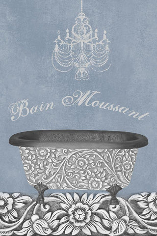 Bath Belle 1 White Modern Wood Framed Art Print with Double Matting by Brown, Victoria