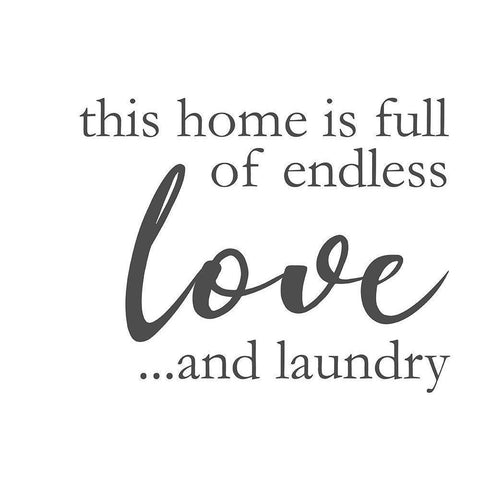 Laundry Words 2 Gold Ornate Wood Framed Art Print with Double Matting by Brown, Victoria