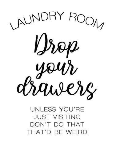 Laundry Words 4 Black Ornate Wood Framed Art Print with Double Matting by Brown, Victoria