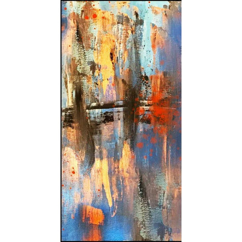 Console 1 Black Modern Wood Framed Art Print by Brown,Victoria