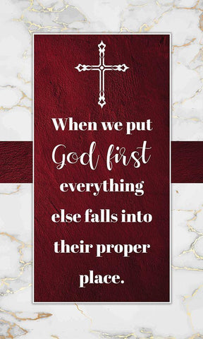 Religious 1 White Modern Wood Framed Art Print with Double Matting by Brown, Victoria