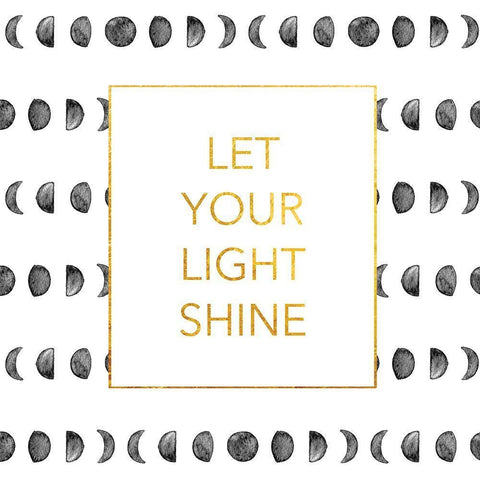 Light Shine White Modern Wood Framed Art Print with Double Matting by Brown, Victoria