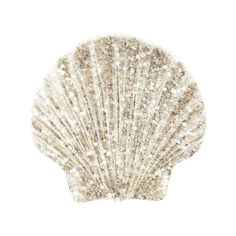 Coastal Studded Shell 2 Black Modern Wood Framed Art Print by Brown, Victoria