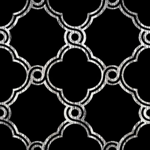 Black Fence 1 Black Ornate Wood Framed Art Print with Double Matting by Brown, Victoria