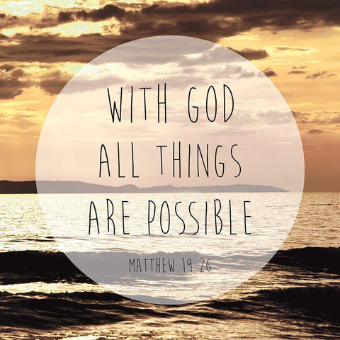 Matthew 19-26 White Modern Wood Framed Art Print by Brown, Victoria