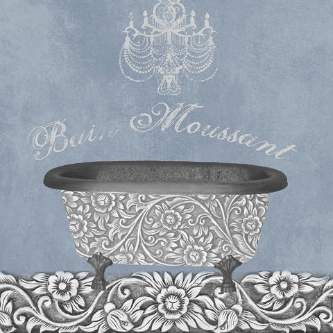 Bath Belle 2 White Modern Wood Framed Art Print with Double Matting by Brown, Victoria