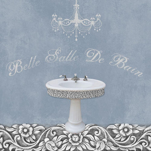 Sink Belle 2 White Modern Wood Framed Art Print by Brown, Victoria