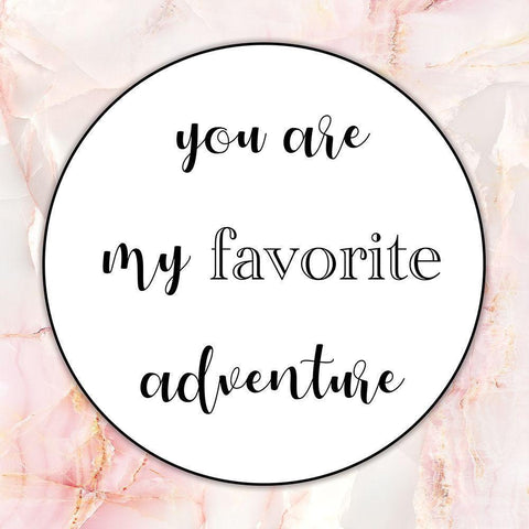 My Favorite Adventure White Modern Wood Framed Art Print by Brown, Victoria