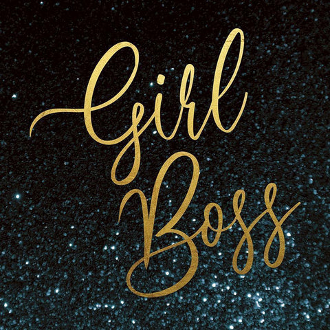 Girl Boss 1 White Modern Wood Framed Art Print by Lula Bijoux and Company