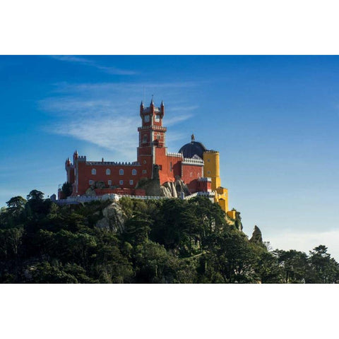 Portugal Sintra 1 White Modern Wood Framed Art Print by Kostka, Vladimir