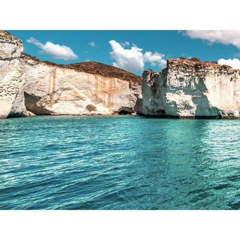 Rocks of Milos A Black Modern Wood Framed Art Print by Kostka, Vladimir