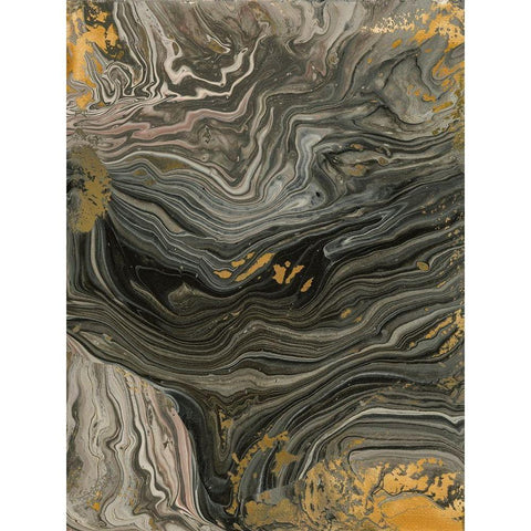 Rippled Wreck 1 Gold Ornate Wood Framed Art Print with Double Matting by Barski, Karen