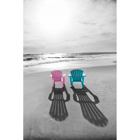Adirondak Pastels Black Modern Wood Framed Art Print by Foschino, Suzanne