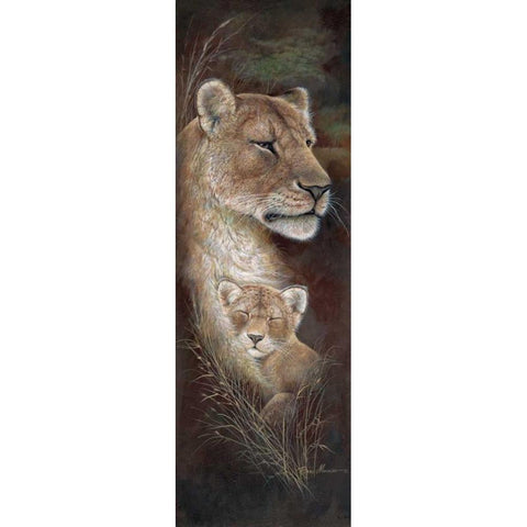 Proud Mother White Modern Wood Framed Art Print by Manning, Ruane