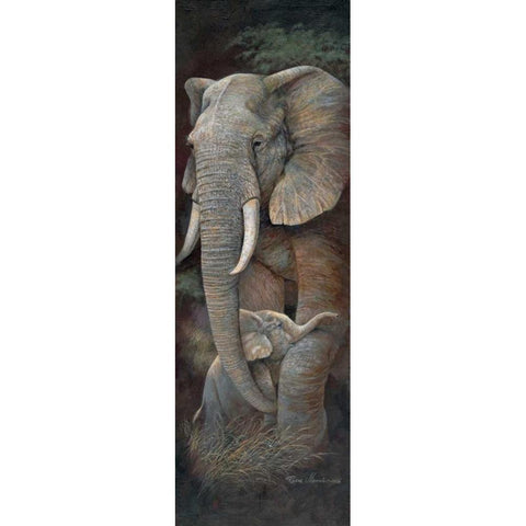 Protective Care Gold Ornate Wood Framed Art Print with Double Matting by Manning, Ruane