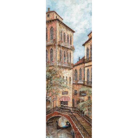 Holiday in Venice I White Modern Wood Framed Art Print by Manning, Ruane