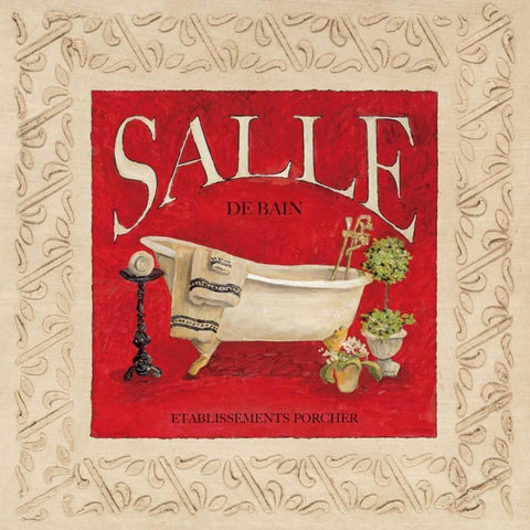 Salle Gold Ornate Wood Framed Art Print with Double Matting by Olson, Charlene