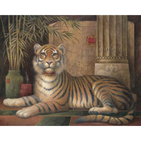 Global Revolution I Gold Ornate Wood Framed Art Print with Double Matting by Vollherbst-Lane, Elaine