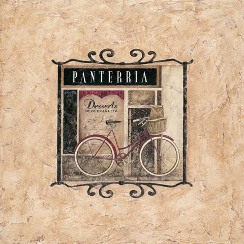 Panterria White Modern Wood Framed Art Print with Double Matting by Donovan, Maria