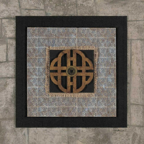 Longevity Gold Ornate Wood Framed Art Print with Double Matting by Pattinian, Merri
