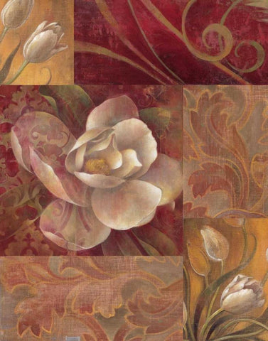 Variety of Style I White Modern Wood Framed Art Print with Double Matting by Vollherbst-Lane, Elaine