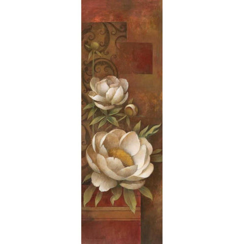 Eloquence I Black Modern Wood Framed Art Print with Double Matting by Vollherbst-Lane, Elaine