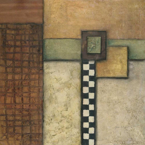 Organic Fundamentals I Black Ornate Wood Framed Art Print with Double Matting by Olson, Norm