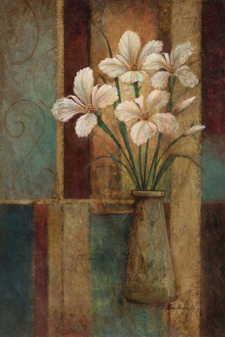 True Magic II White Modern Wood Framed Art Print with Double Matting by Manning, Ruane