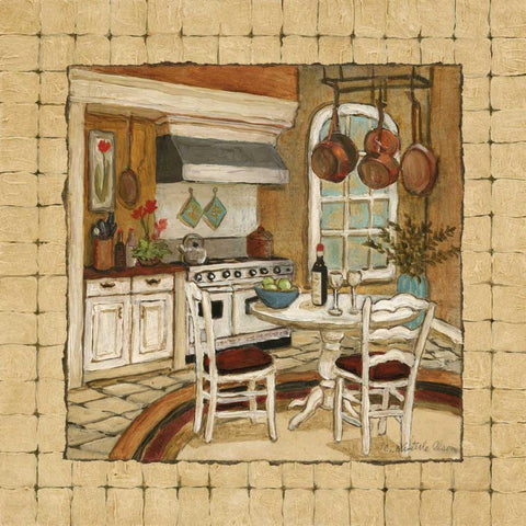Kitchen Delight II Gold Ornate Wood Framed Art Print with Double Matting by Olson, Charlene