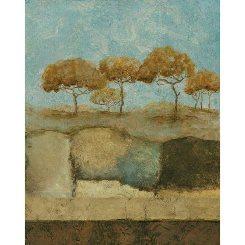 Inspired by Nature II Black Modern Wood Framed Art Print with Double Matting by Olson, Norm