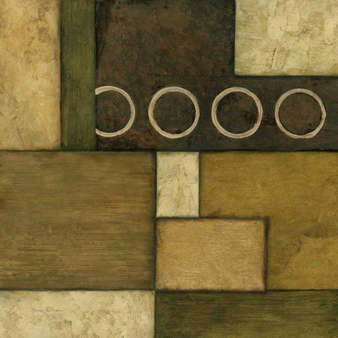Linear Sphere I Black Modern Wood Framed Art Print by Olson, Norm