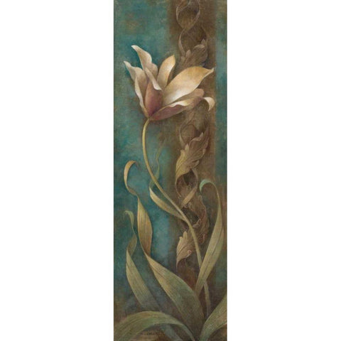 Gracieux I Black Modern Wood Framed Art Print with Double Matting by Vollherbst-Lane, Elaine