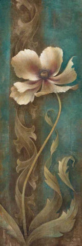 Gracieux II Black Ornate Wood Framed Art Print with Double Matting by Vollherbst-Lane, Elaine
