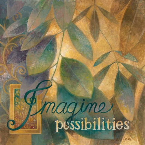 Imagine Black Modern Wood Framed Art Print with Double Matting by Vollherbst-Lane, Elaine