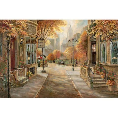 Carries Dance Academy Black Modern Wood Framed Art Print with Double Matting by Manning, Ruane