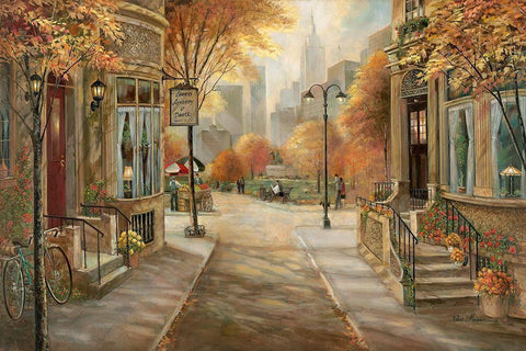 Carries Dance Academy Black Ornate Wood Framed Art Print with Double Matting by Manning, Ruane