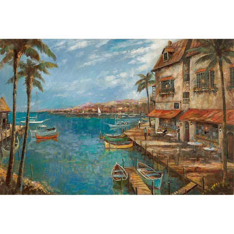 My Favorite Pub Black Modern Wood Framed Art Print with Double Matting by Manning, Ruane