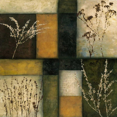 Autumn Detail I Black Modern Wood Framed Art Print by Olson, Norm