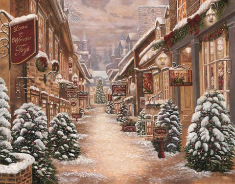 Land of Wonder Black Ornate Wood Framed Art Print with Double Matting by Brown, Betsy