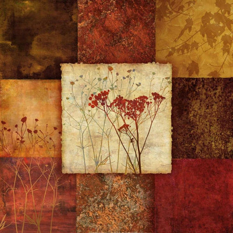 Autumns Edge I Black Modern Wood Framed Art Print by Knutsen, Conrad