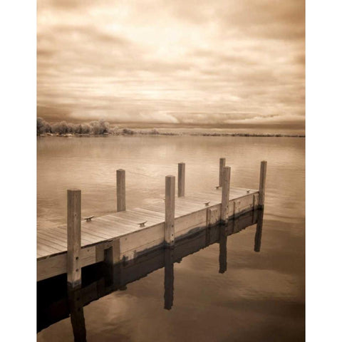 North Sky I Black Modern Wood Framed Art Print by Nagler, Monte
