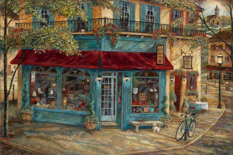 Debbies Designs Black Ornate Wood Framed Art Print with Double Matting by Manning, Ruane