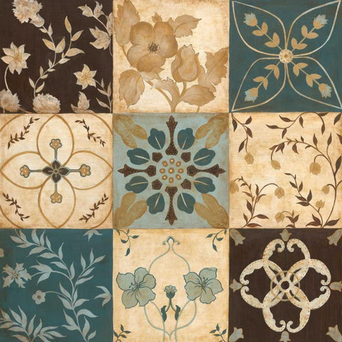 Patterns of Nature II Gold Ornate Wood Framed Art Print with Double Matting by Tava Studios