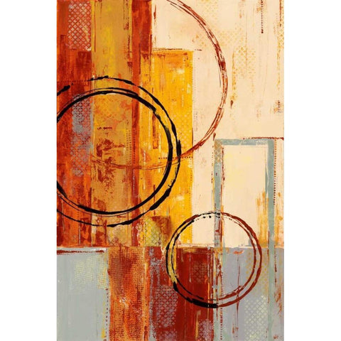 As It Goes I Gold Ornate Wood Framed Art Print with Double Matting by Donovan, Maria