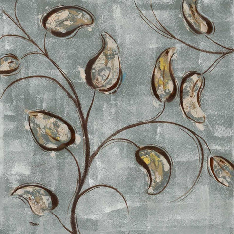 Summer Breeze II Black Ornate Wood Framed Art Print with Double Matting by Craven, Katrina