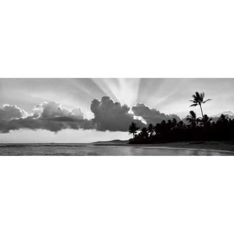 Kauai II Gold Ornate Wood Framed Art Print with Double Matting by Frates, Dennis