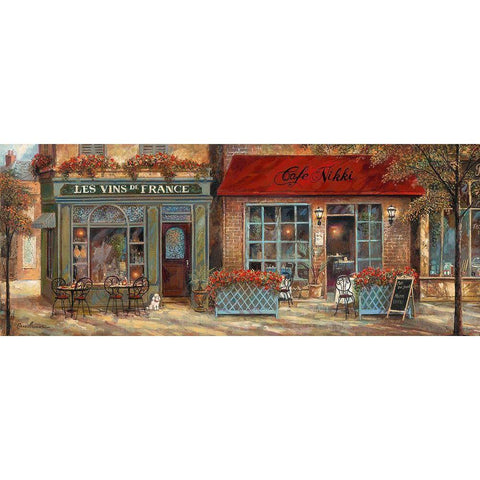 L Ambiance I White Modern Wood Framed Art Print by Manning, Ruane