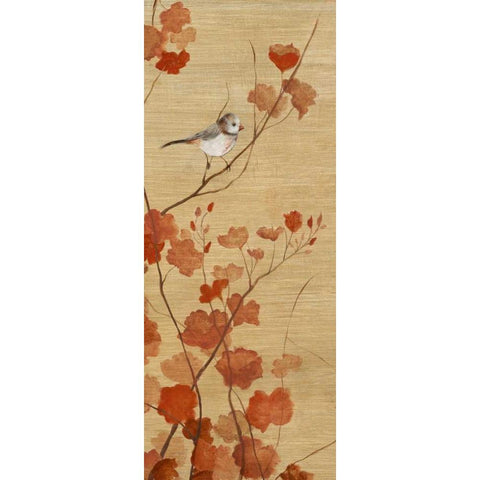 Spring Return - Detail I Black Modern Wood Framed Art Print with Double Matting by Tava Studios